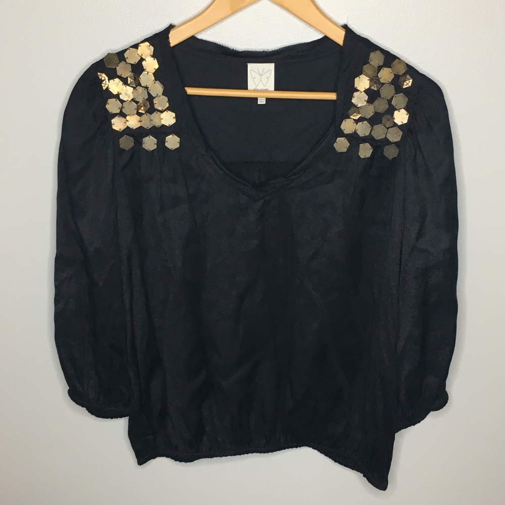 Ella Moss Metal Accent Workwear Top